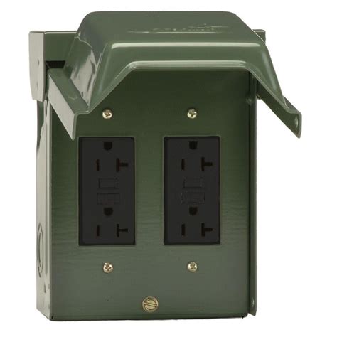 0utdoor electrical box with gfci|outdoor gfci outlet home depot.